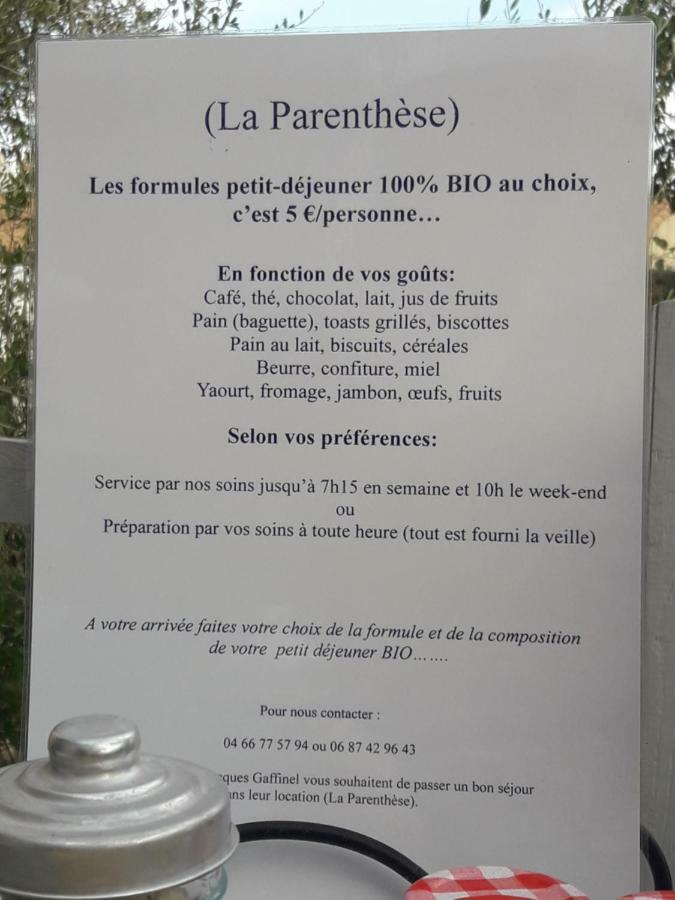 Apartamento La Parenthese Sommières Exterior foto